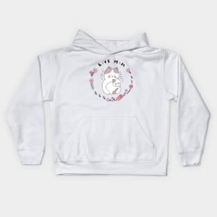 Cat Love Mom Kids Hoodie